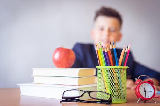 student studying with focus