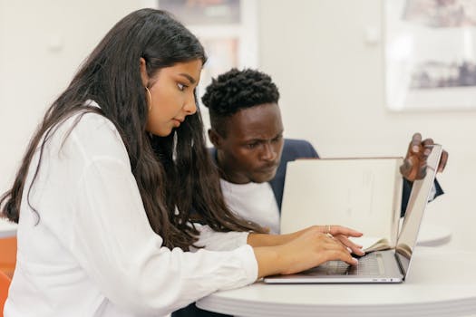 students using a digital whiteboard