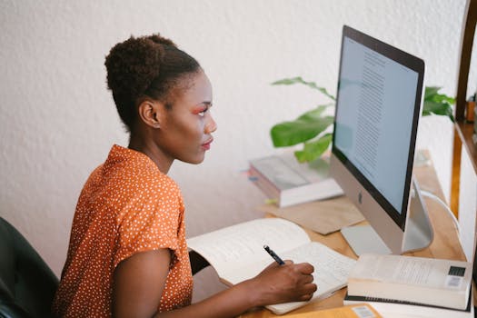 person studying with spaced repetition techniques